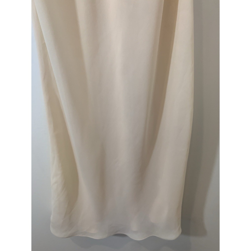 Ice Womens Midi Slip Dress 6 Pink Semi Sheer Cream Lace Dainty Feminine‎ Fairy - Picture 4 of 8